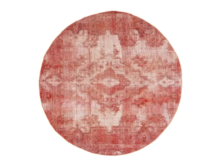 Red  Persia Persian Vintage Carpet  230 x 230 cm