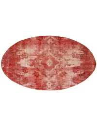 Red  Persia Persian Vintage Carpet  230 x 230 cm