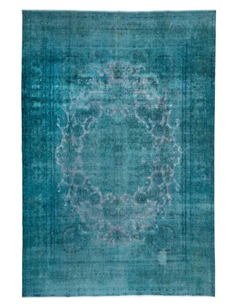 Turkoosi Persia Persialaiset vintage matot  395 x 280 cm