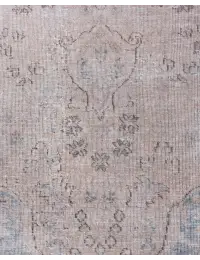 Grau Persien Persischer Vintage Teppich  263 x 170 cm