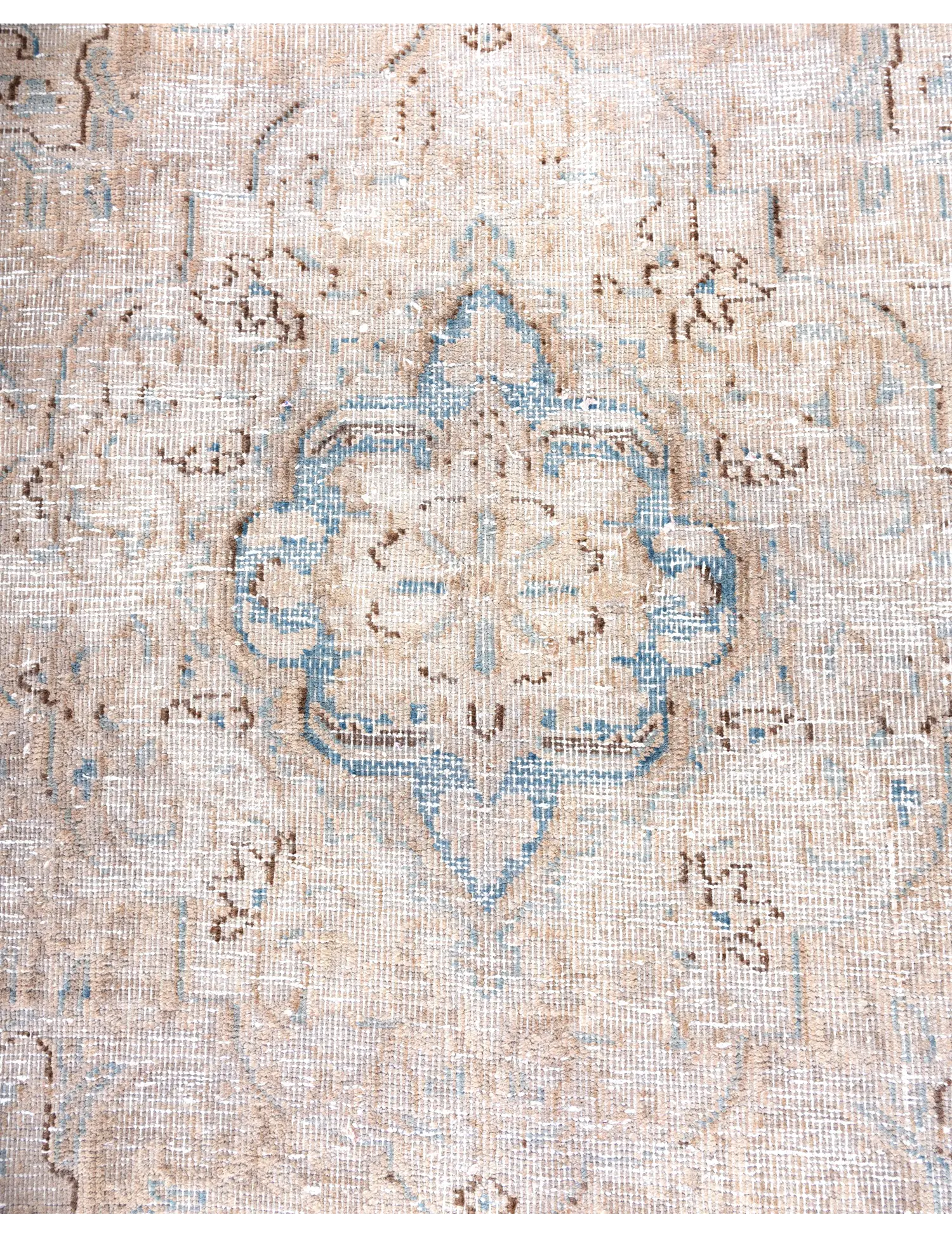 Grau Persien Persischer Vintage Teppich  300 x 210 cm - Einzigartiger handgefertigter Teppich