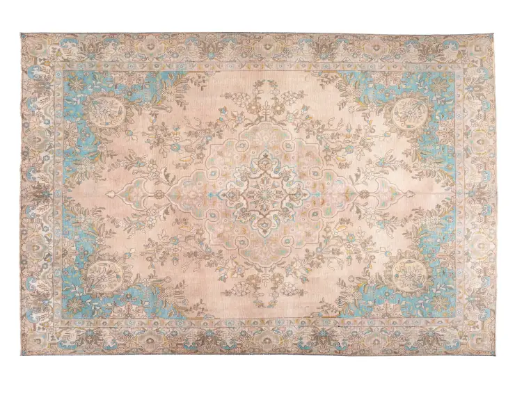 Beige  Persia Persian Vintage Carpet  374 x 274 cm