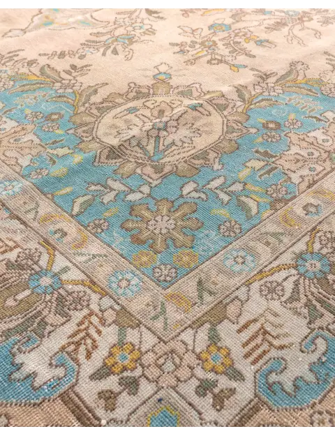 Beige Persien Persisk vintage matta  374 x 274 cm