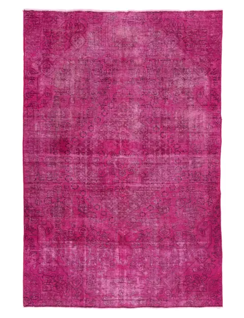 Lila Persien Persischer Vintage Teppich  313 x 210 cm