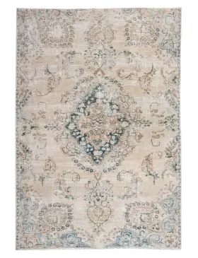 Beige Persien Persischer Vintage Teppich 189 x 123 cm