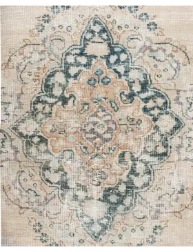 Beige Persien Persischer Vintage Teppich 189 x 123 cm - view 4