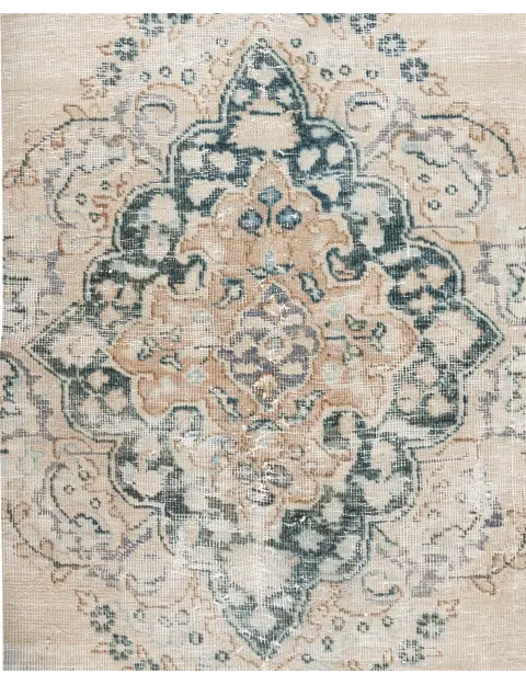 Beige Persien Persischer Vintage Teppich  189 x 123 cm