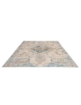 Beige Persien Persischer Vintage Teppich 189 x 123 cm - view 1