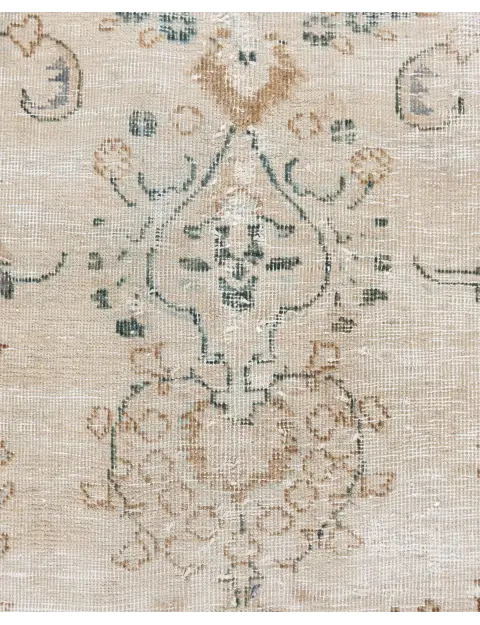 Beige Persien Persischer Vintage Teppich  189 x 123 cm