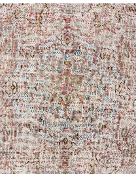 Grau Persien Persischer Vintage Teppich  236 x 150 cm