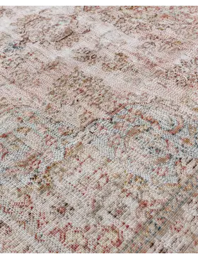 Grau Persien Persischer Vintage Teppich  236 x 150 cm