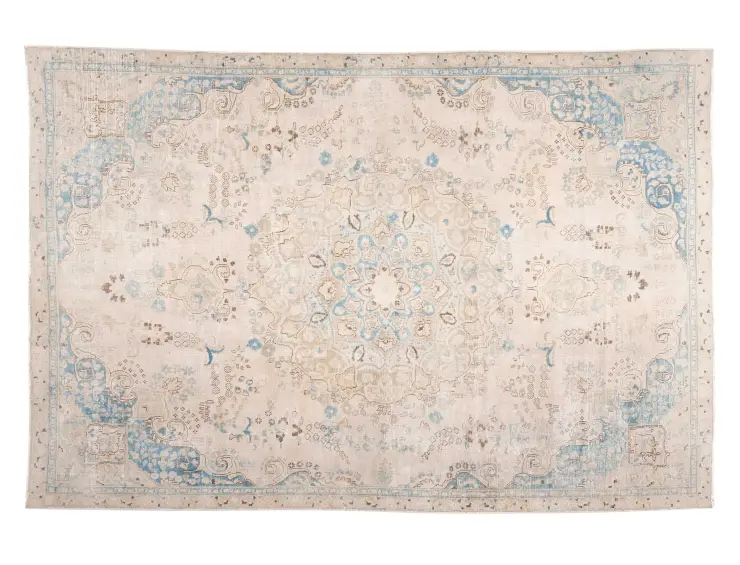 Beige Persien Persischer Vintage Teppich  296 x 206 cm