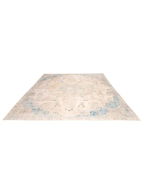 Beige Persien Persischer Vintage Teppich  296 x 206 cm
