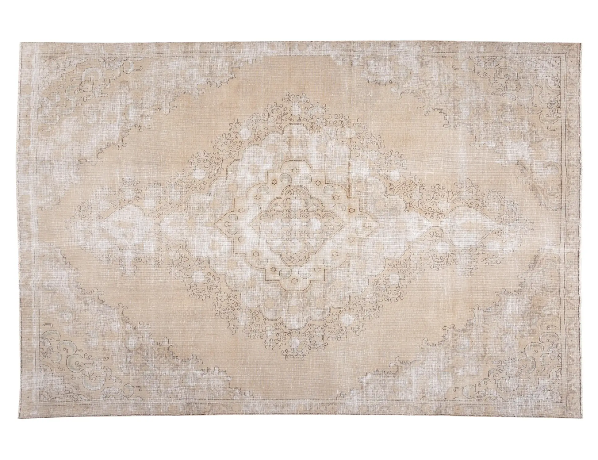 Beige Persien Persisk vintage matta  325 x 226 cm - Unik handgjord matta