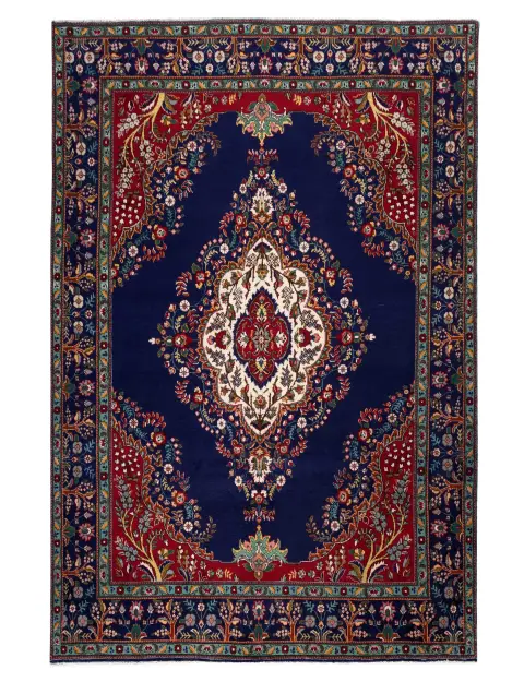 Blau Persien Tabriz  338 x 264 cm