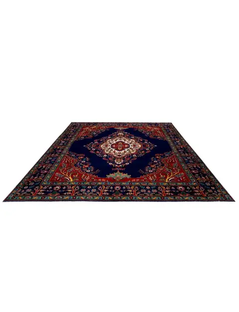 Blau Persien Tabriz  338 x 264 cm