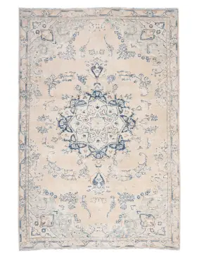Beige Persan Tapis Persan vintage  235 x 148 cm