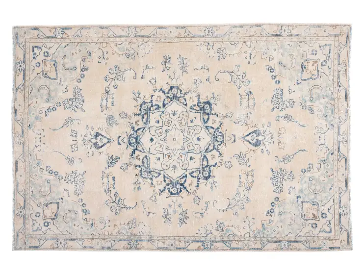 Beige Persan Tapis Persan vintage  235 x 148 cm