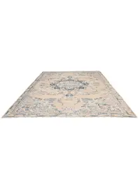 Beige Persan Tapis Persan vintage  235 x 148 cm