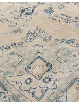 Beige Persan Tapis Persan vintage  235 x 148 cm