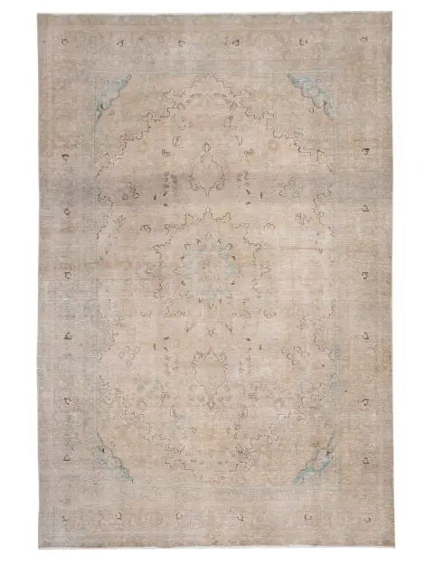 Beige Persien Persisk vintage matta  286 x 186 cm