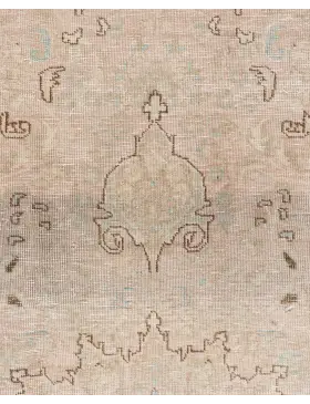 Beige Persien Persisk Vintagetæppe  286 x 186 cm