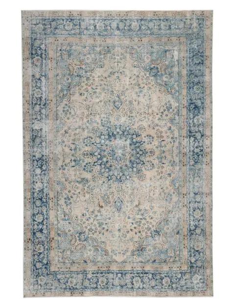 Blauw Perzië Perzisch Vintage Tapijt  332 x 235 cm