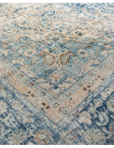 Blauw Perzië Perzisch Vintage Tapijt  332 x 235 cm