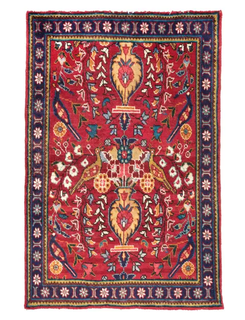 Rood Perzië Tabriz  138 x 93 cm