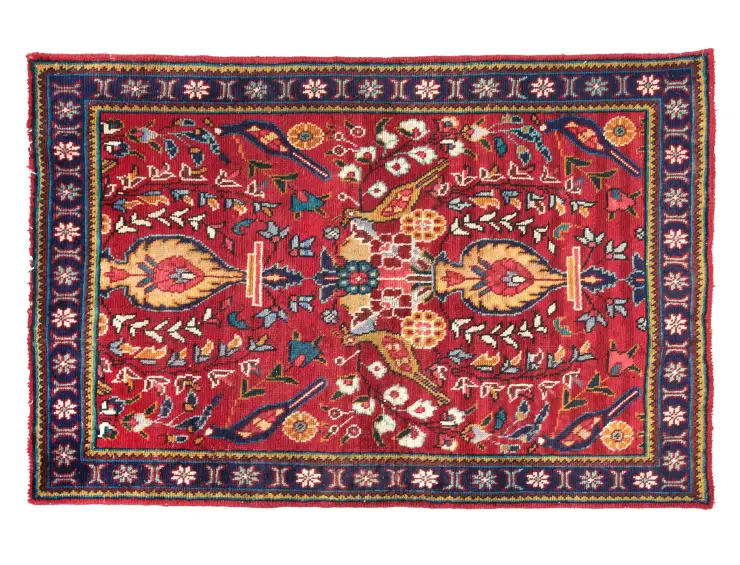 Rood Perzië Tabriz  138 x 93 cm