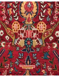Rood Perzië Tabriz  138 x 93 cm