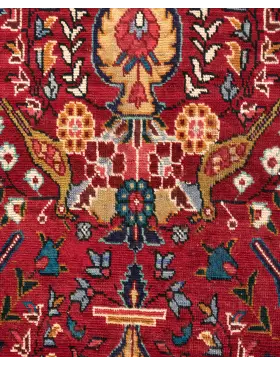 Rød Persia Tabriz  138 x 93 cm