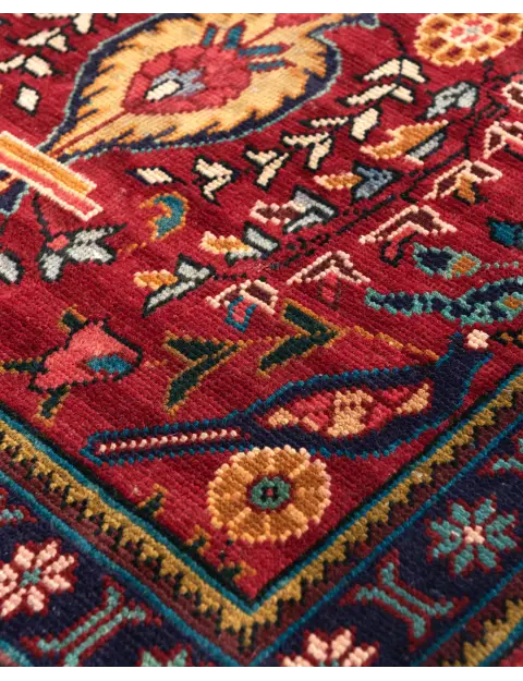 Rood Perzië Tabriz  138 x 93 cm
