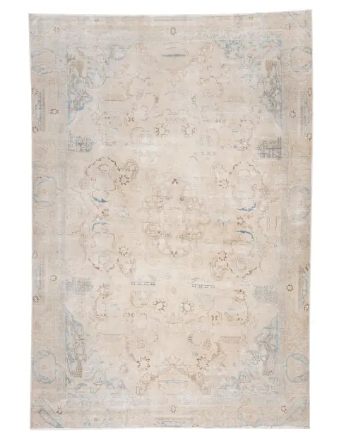 Beige Persien Persischer Vintage Teppich  357 x 257 cm