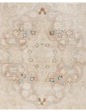 Beige Persiano Tappeto vintage persiano  357 x 257 cm