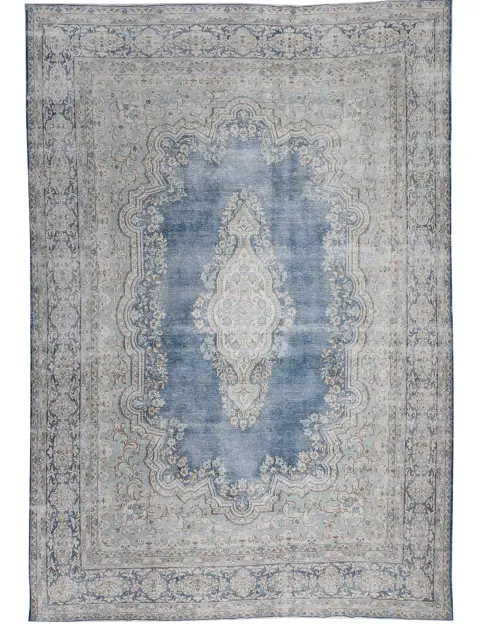 Azul Persia Alfombra persa vintage  392 x 268 cm
