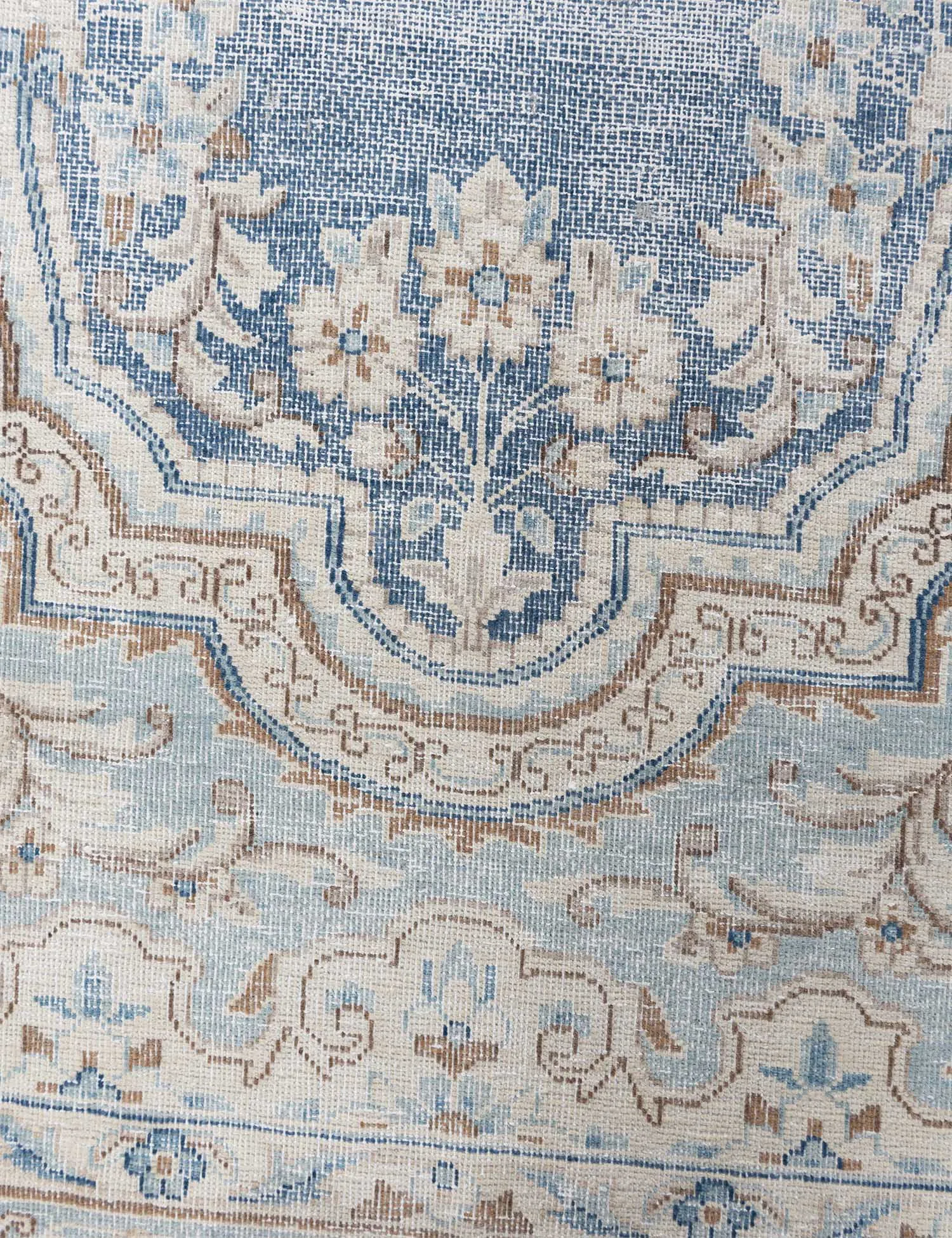 Blau Persien Persischer Vintage Teppich  392 x 268 cm - Einzigartiger handgefertigter Teppich