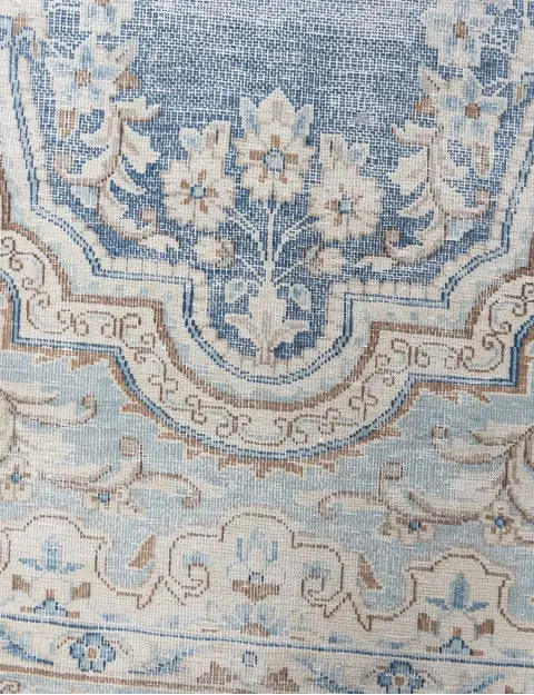 Azul Persia Alfombra persa vintage  392 x 268 cm