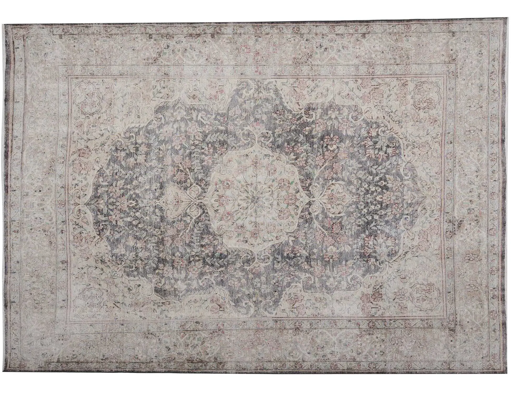 Beige Persien Persischer Vintage Teppich  290 x 189 cm