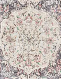 Beige Persien Persischer Vintage Teppich  290 x 189 cm