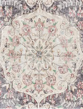 Beige Persien Persisk Vintagetæppe  290 x 189 cm