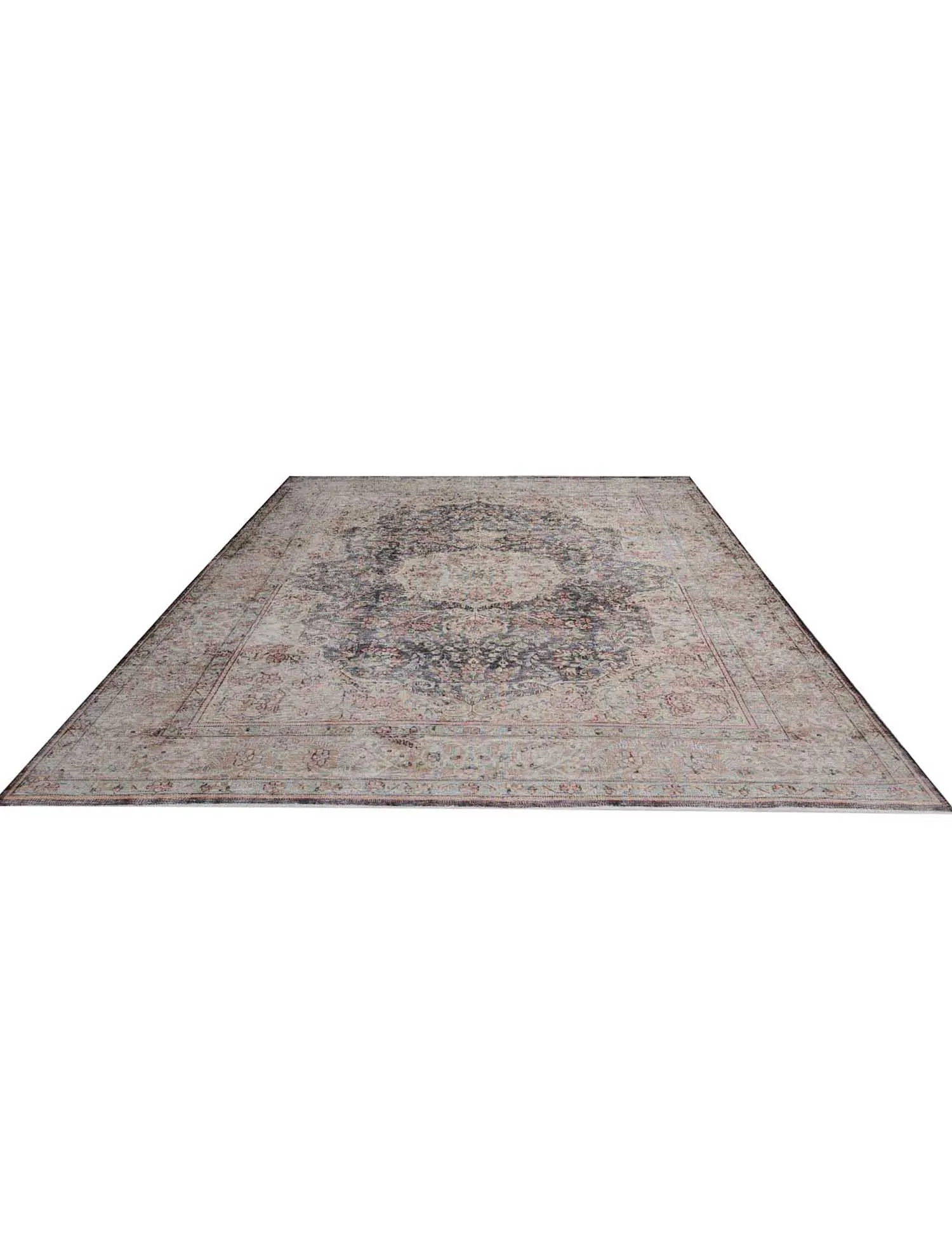 Beige Persien Persischer Vintage Teppich  290 x 189 cm - Einzigartiger handgefertigter Teppich