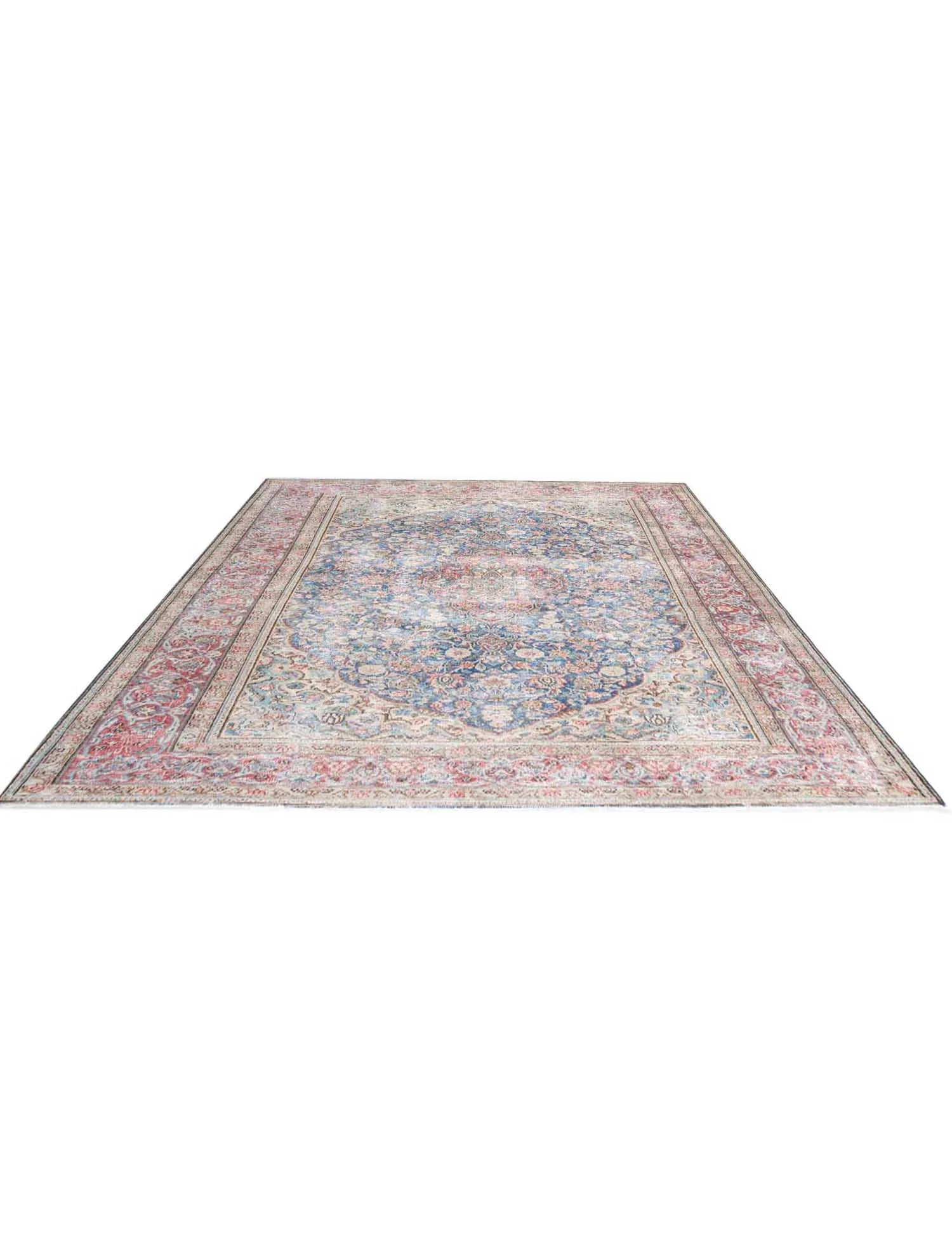 Rosa text_origin_4 Persischer Vintage Teppich  242 x 152 cm - Einzigartiger handgefertigter Teppich
