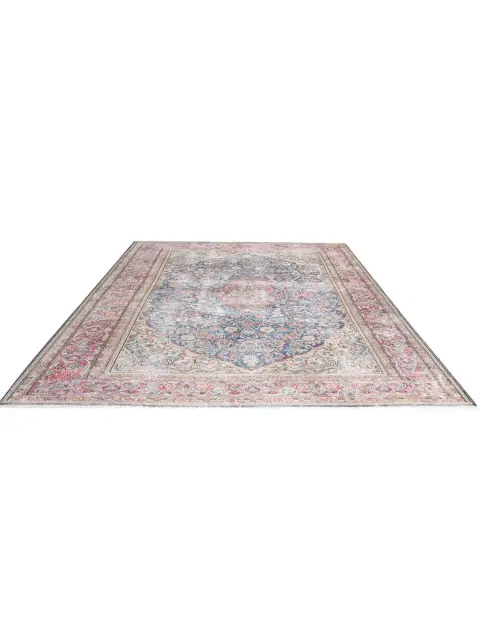 Rosa Pakistan Alfombra persa vintage  242 x 152 cm