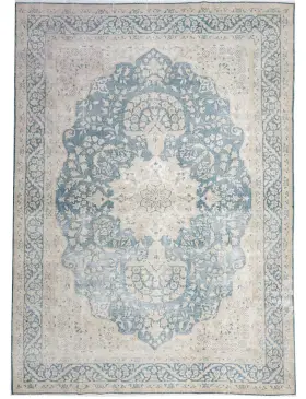 Blue Persia Persian Vintage Carpet  308 x 207 cm