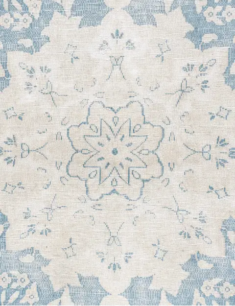 Azul Persia Alfombra persa vintage  308 x 207 cm