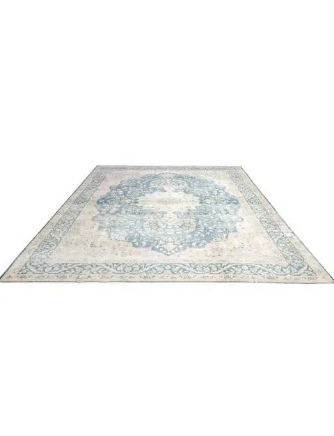 Azul Persia Alfombra persa vintage  308 x 207 cm