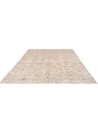 Beige text_origin_4 Persisk vintage teppe  258 x 173 cm