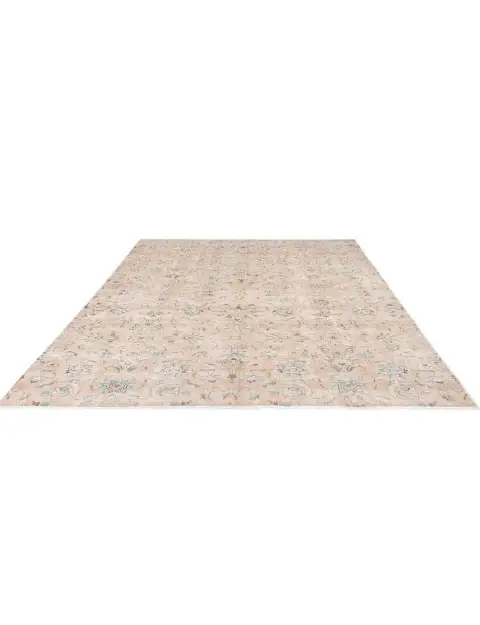 Beige Pakistan Alfombra persa vintage  258 x 173 cm