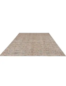 Beige Pakistan Persisk vintage teppe  258 x 173 cm